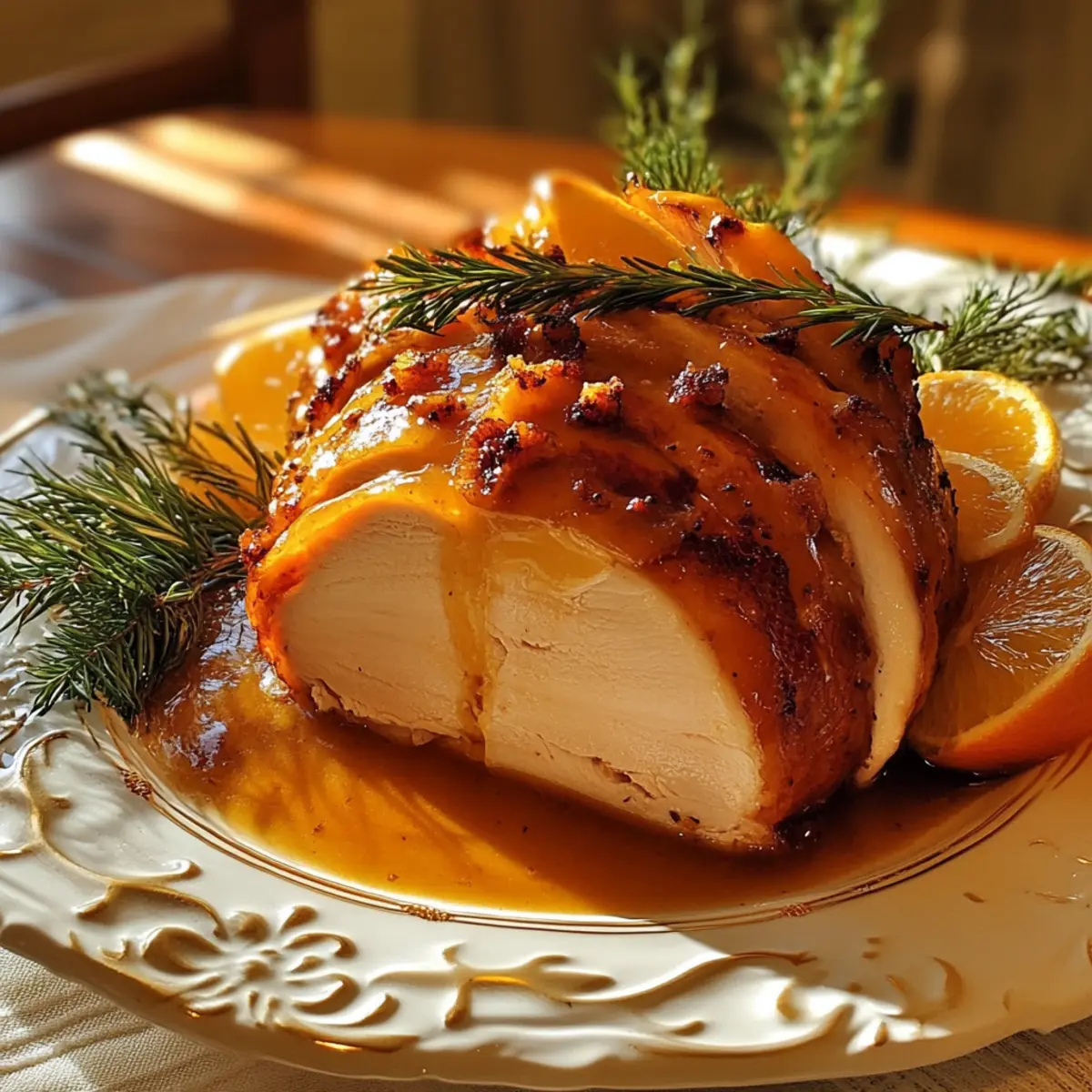 Citrus Glazed Turkey Roast