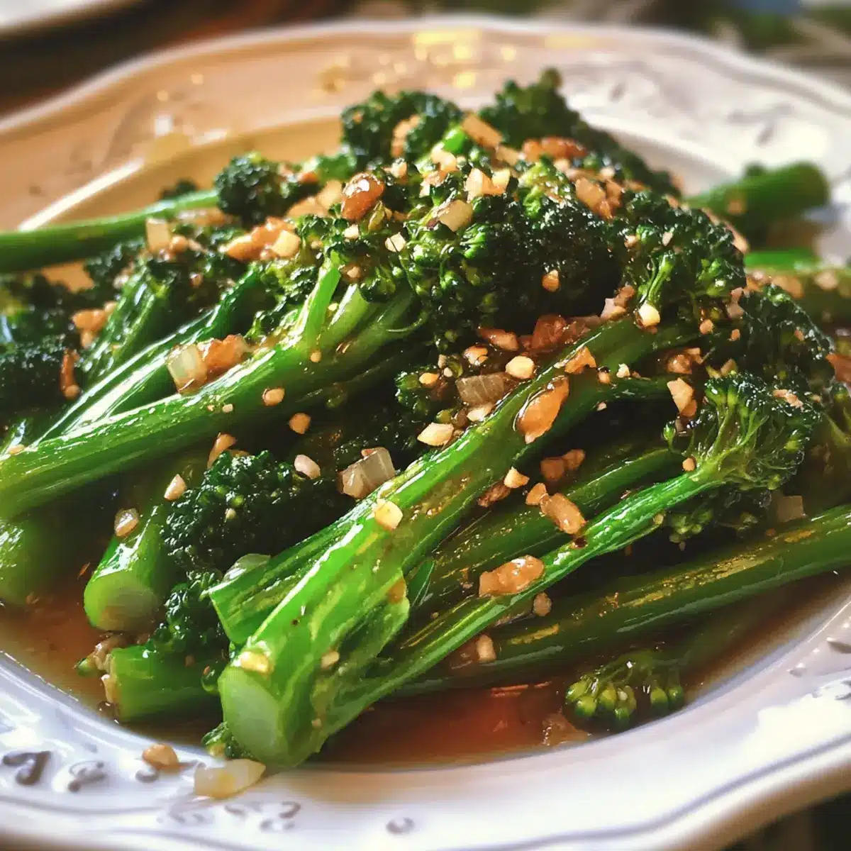 Garlic Chinese Broccoli Recipe