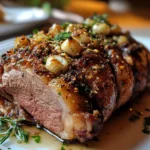 Roast Leg of Lamb with Garlic