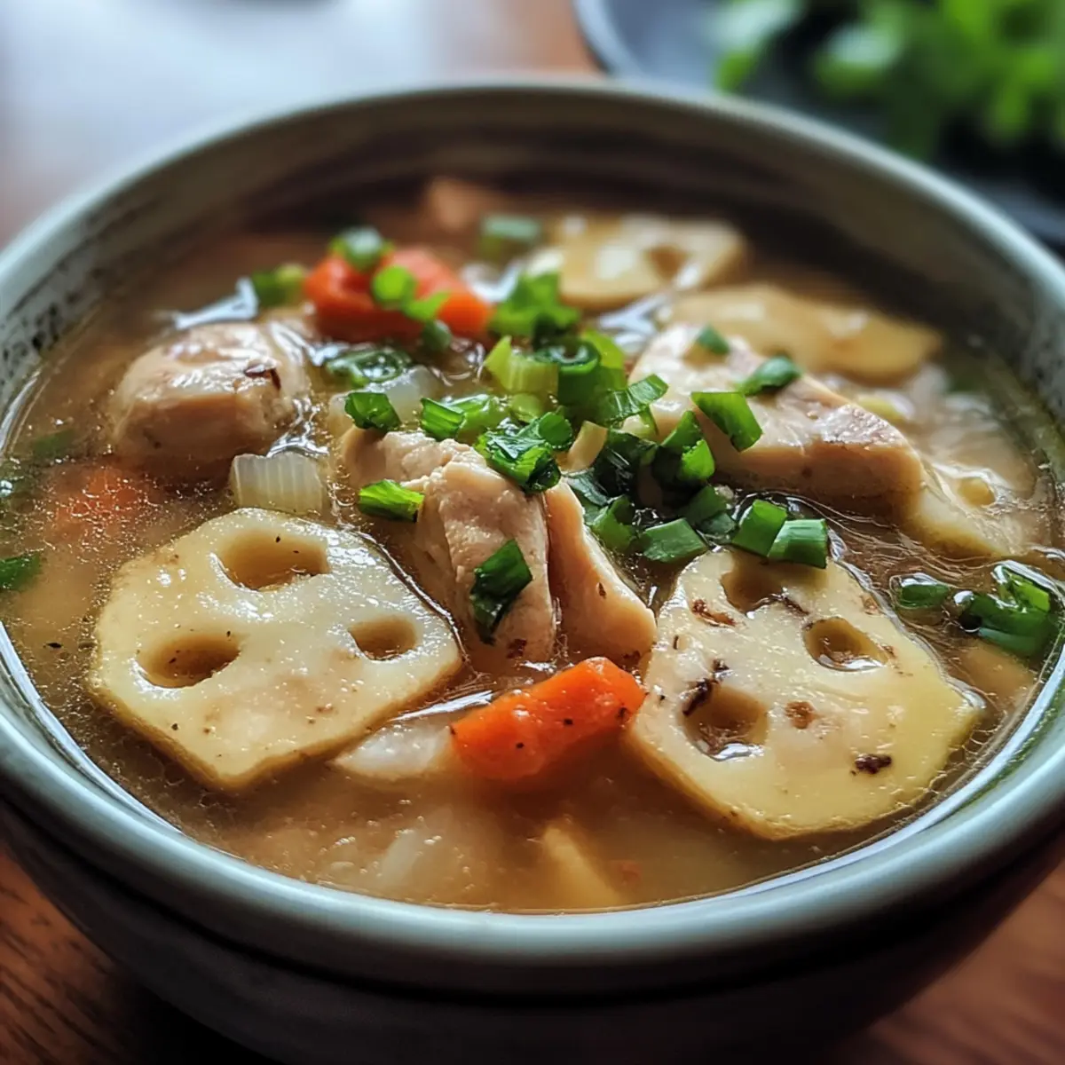 Lotus Root Chicken Soup