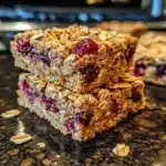 Maple Cranberry Oat Squares Recipe