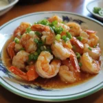 Cantonese Steamed Shrimp with Ginger