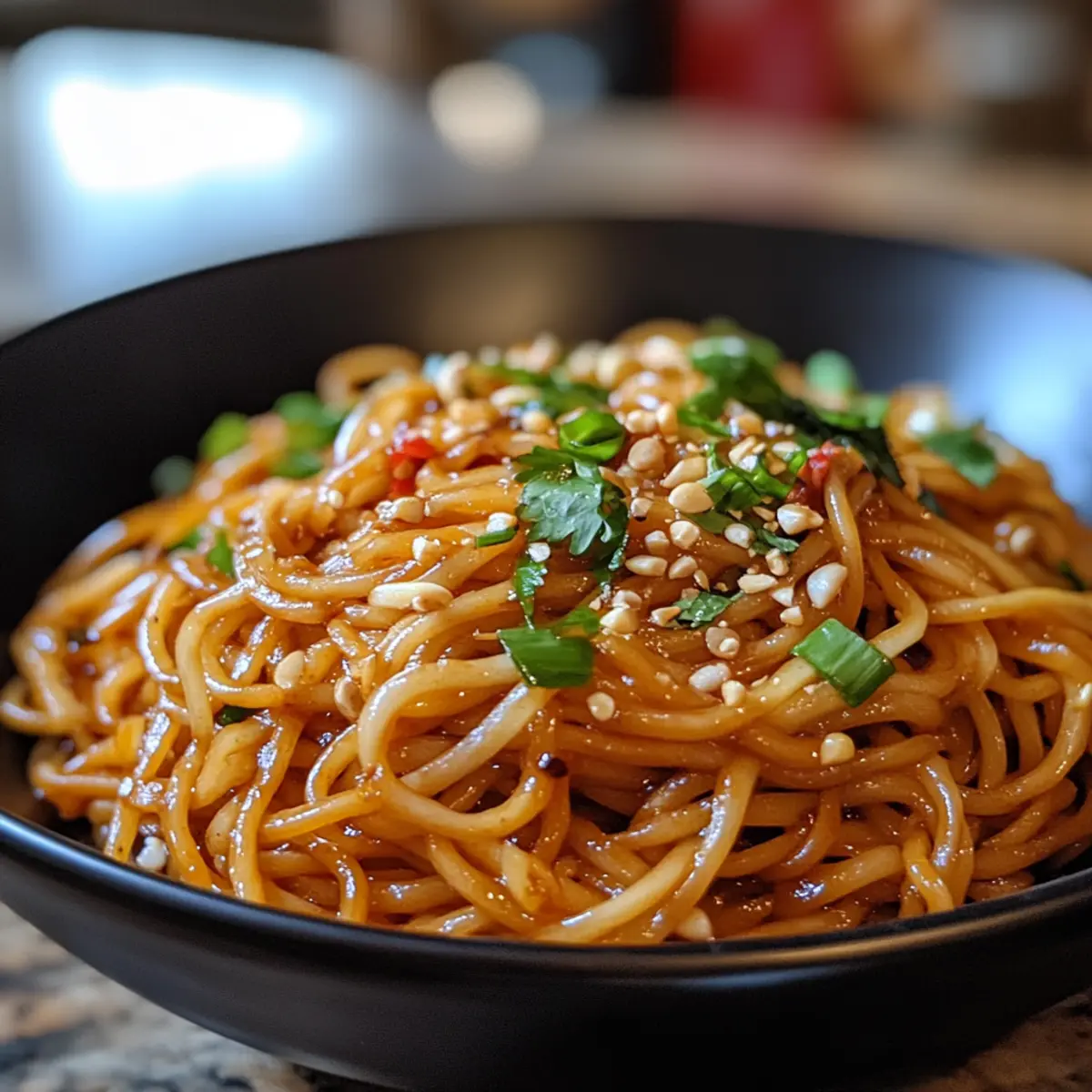Sichuan Spicy Garlic Noodles