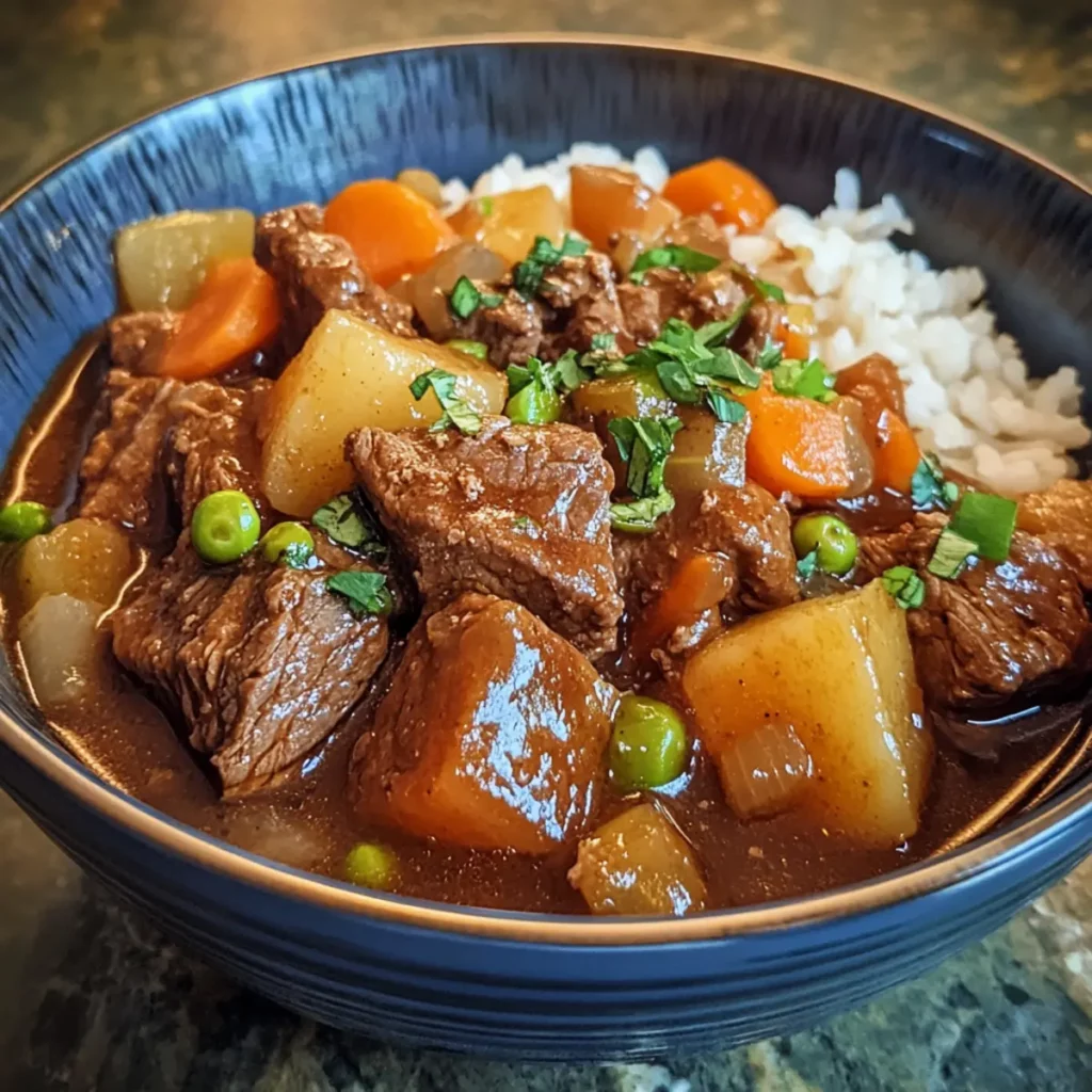 Slow Cooker Soy Ginger Beef Stew