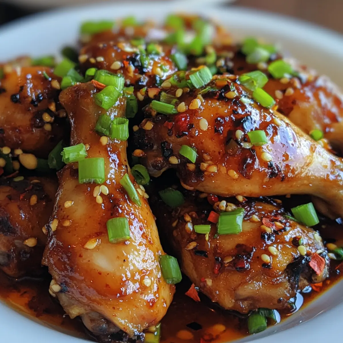 Hunan Garlic Chili Chicken Drumsticks