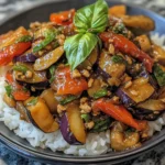 Thai Basil Eggplant Stir Fry