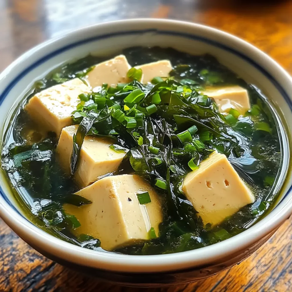 Matsu Island Tofu Seaweed Soup
