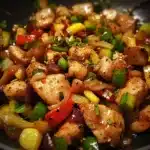 Garlic Chicken Thigh Stir Fry
