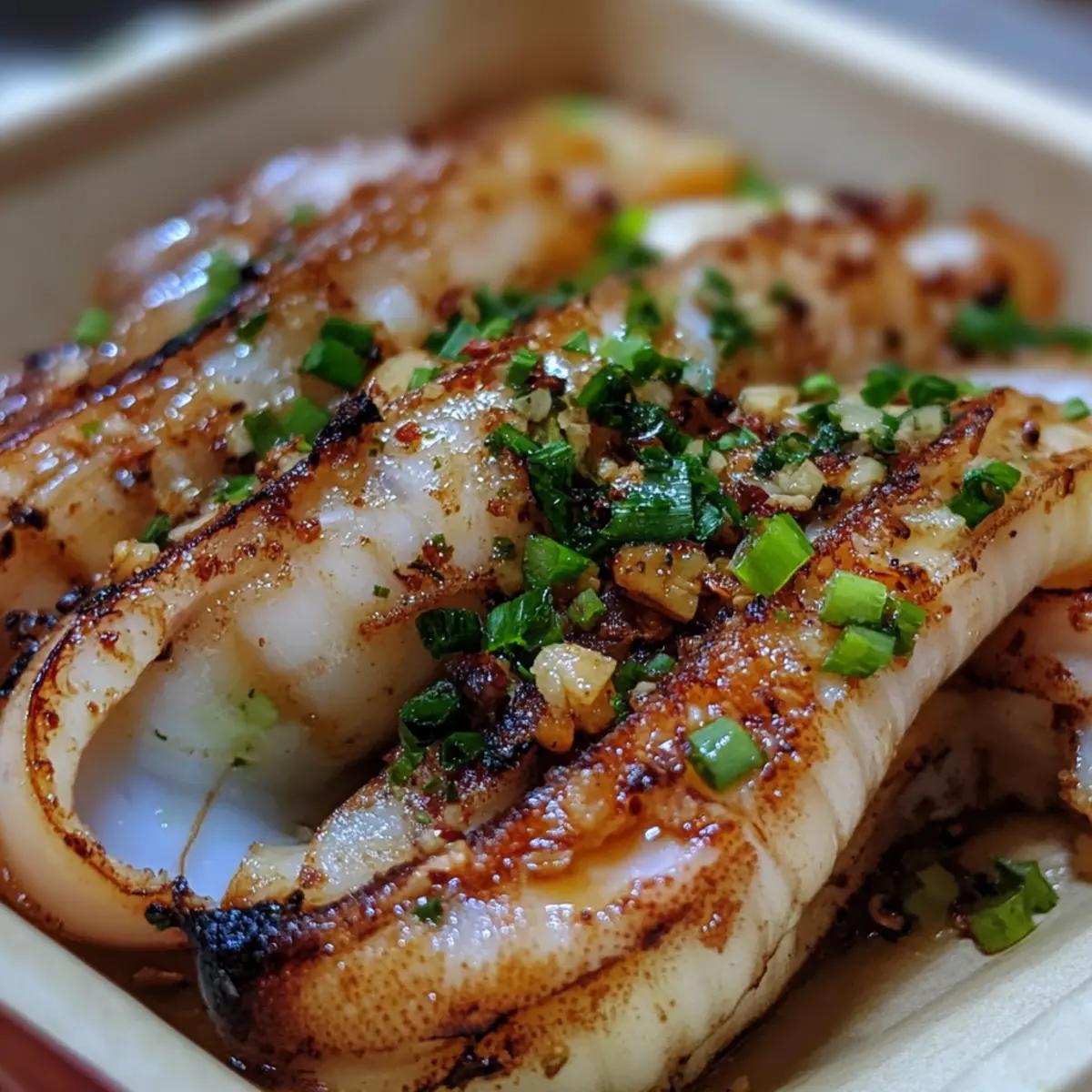 Yilan Grilled Squid with Garlic