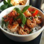 Thai Basil Shrimp Rice Bowl