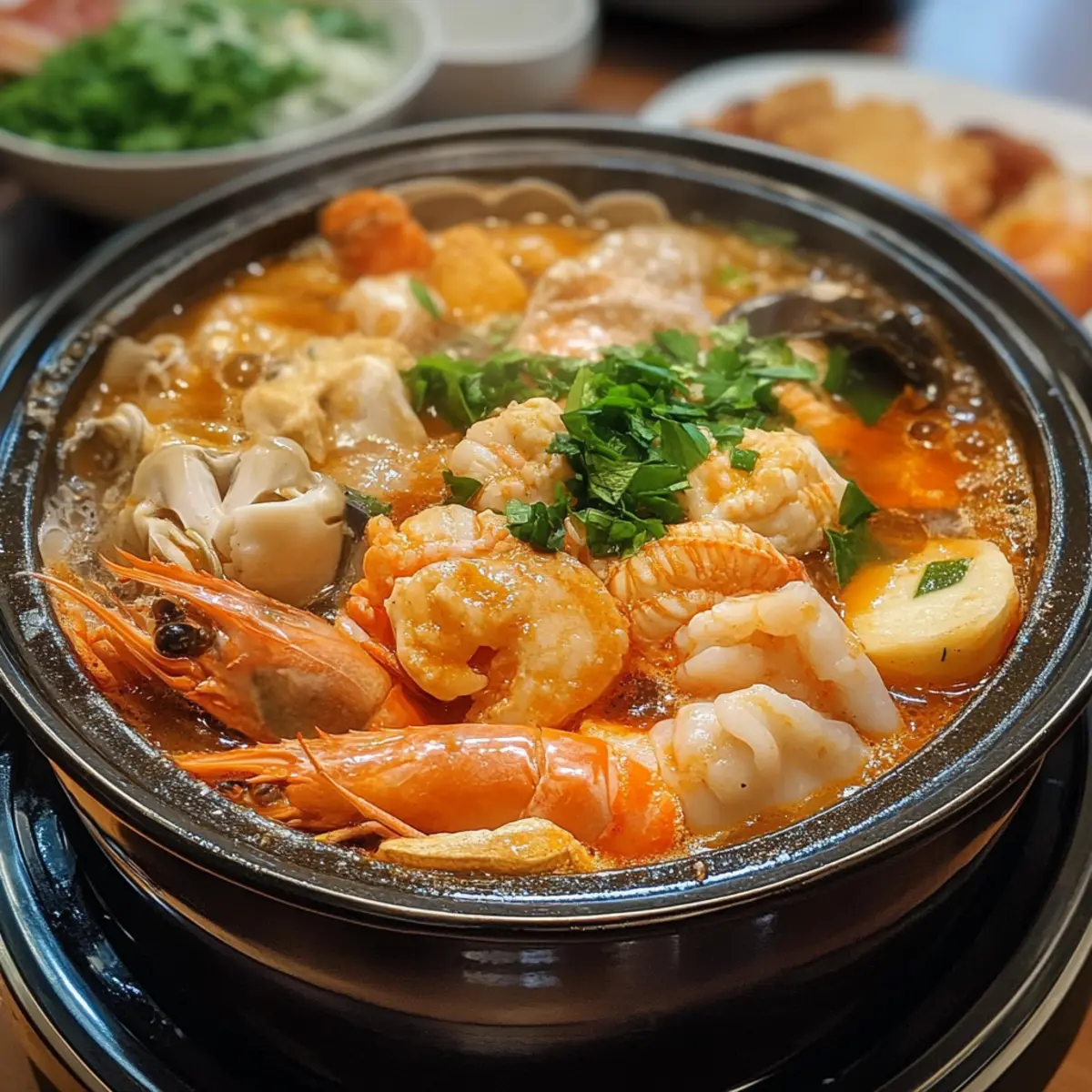 Crockpot Taiwanese Seafood Hot Pot