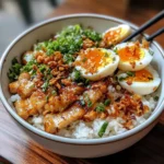 Vietnamese Egg Rice Bowl