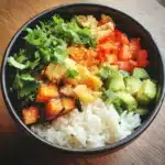 Budget Thai Vegetable Rice Bowl