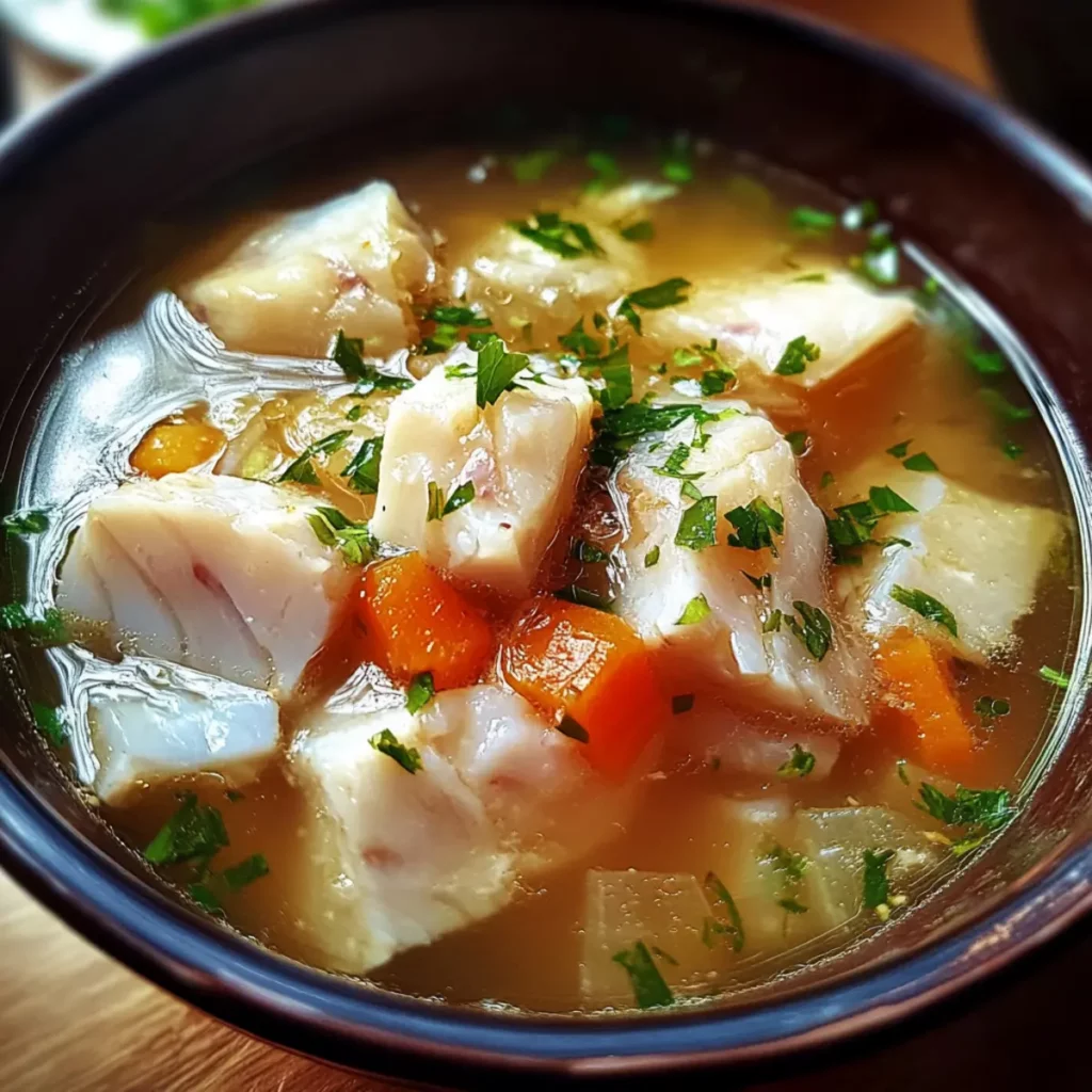 Clear Fish Ginger Soup